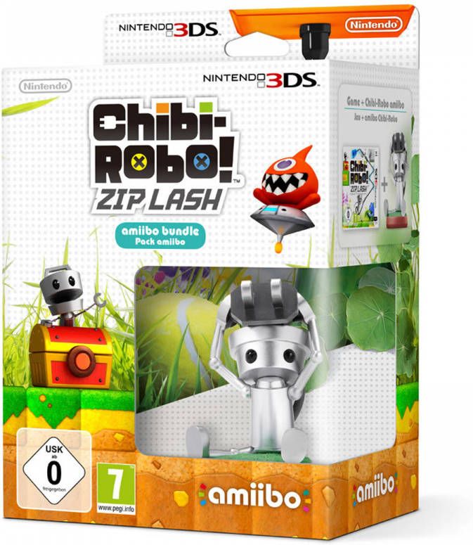 Nintendo Chibi robo Zip lash + Chibi robo Amiibo 3ds