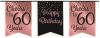 Paper Dreams Vlaggenlijn Hb 60 Jaar 6 Meter Karton Roze/zwart online kopen