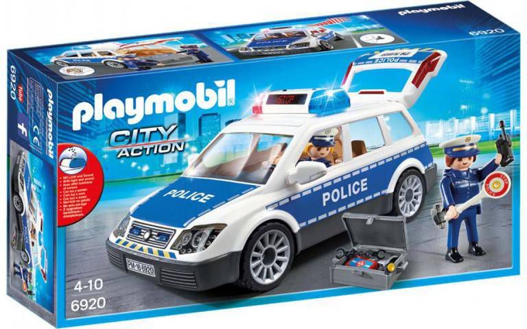PLAYMOBIL City Action Politiepatrouille Met Licht En Geluid 6920