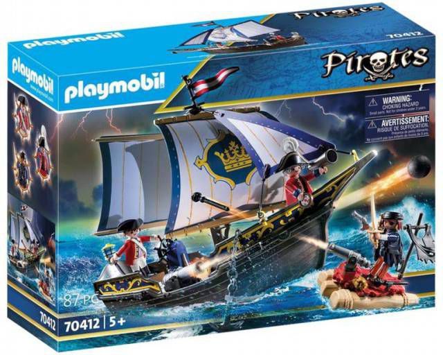 PLAYMOBIL ® Pirates Zeilschip van de Soldaten 70412