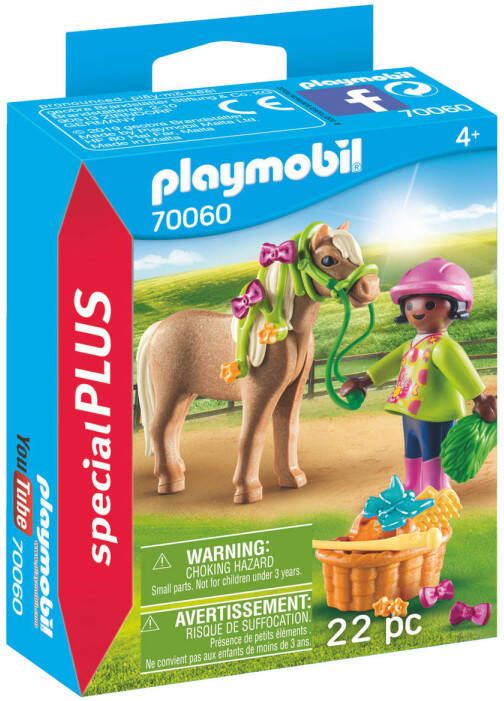 PLAYMOBIL Special Plus Meisje Met Pony 70060