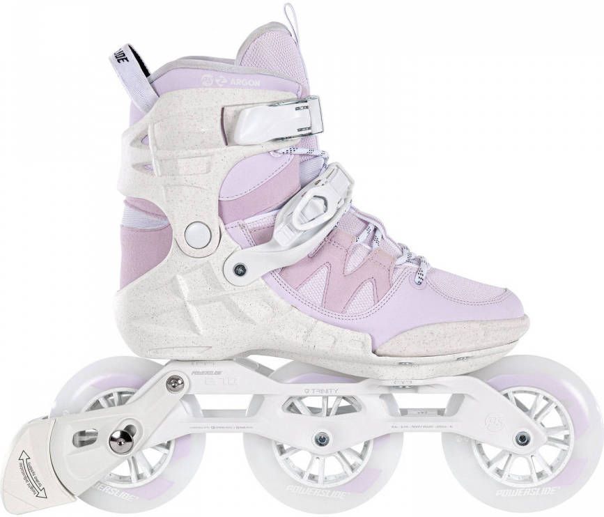 Powerslide Inline Skates Phuzion Argon 110 Softboot 83a Wit/roze Mt 40
