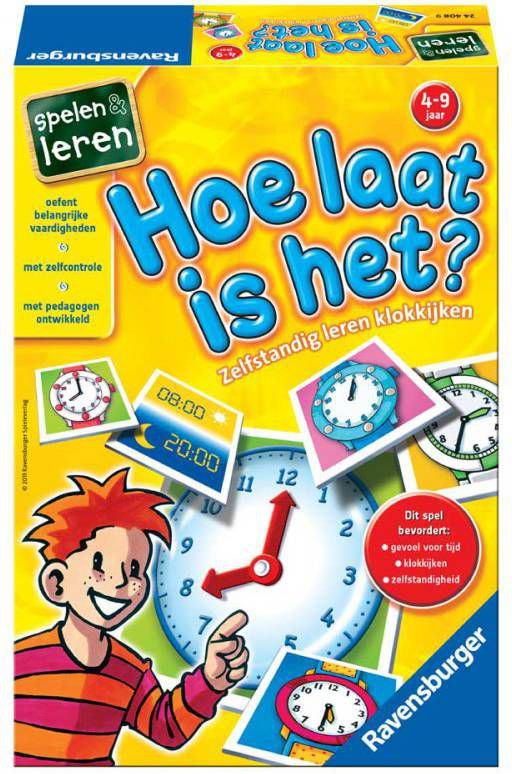Ravensburger Hoe laat is het? kinderspel