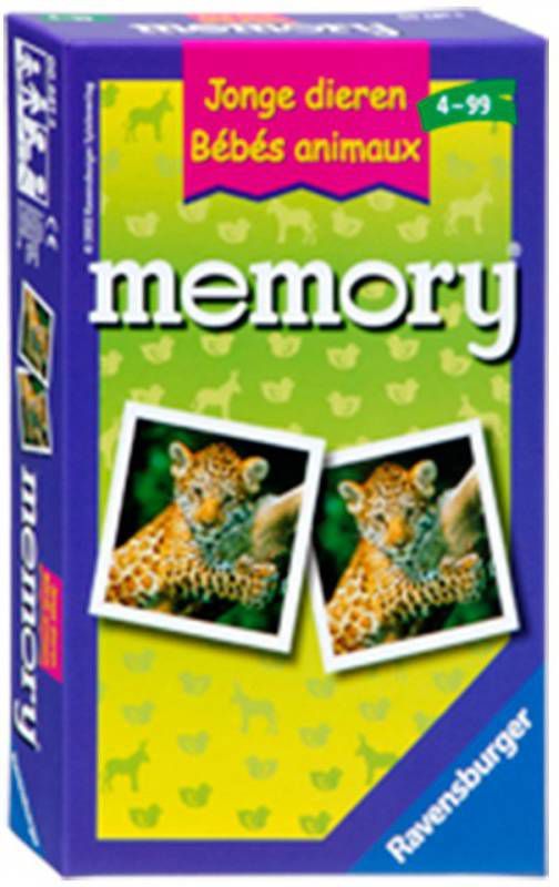 Ravensburger Memory jonge dieren kaartspel