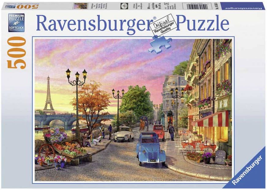 Ravensburger Puzzel Avondsfeer In Parijs 500 Stukjes