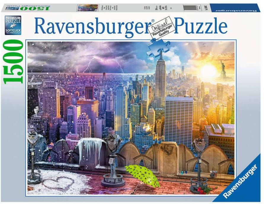 Ravensburger New York Summer and Winter Jigsaw Puzzle(1500 Pieces )