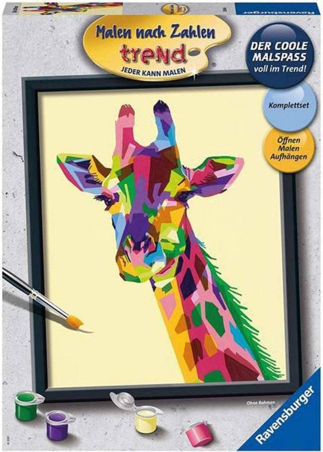 Ravensburger Schilderen Op Nummer Bonte Giraffe