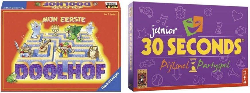 Ravensburger Spellenbundel 2 Stuks Mijn Eerste Doolhof & 30 Seconds Junior
