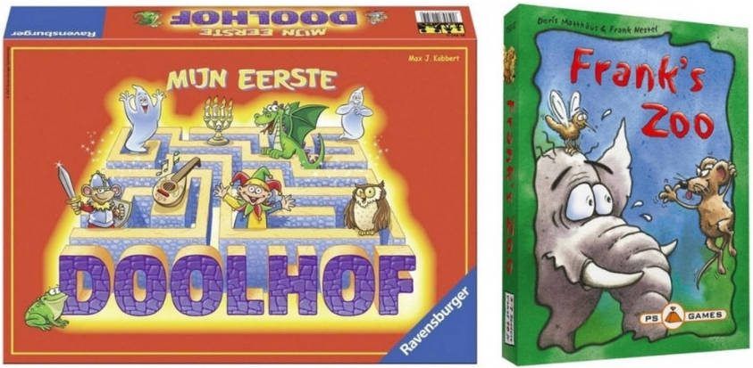 Ravensburger Spellenbundel 2 Stuks Mijn Eerste Doolhof & Franks Zoo