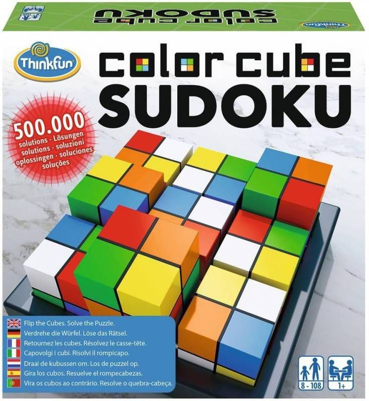 Ravensburger Thinkfun Color Cube Sudoku Iq Spel