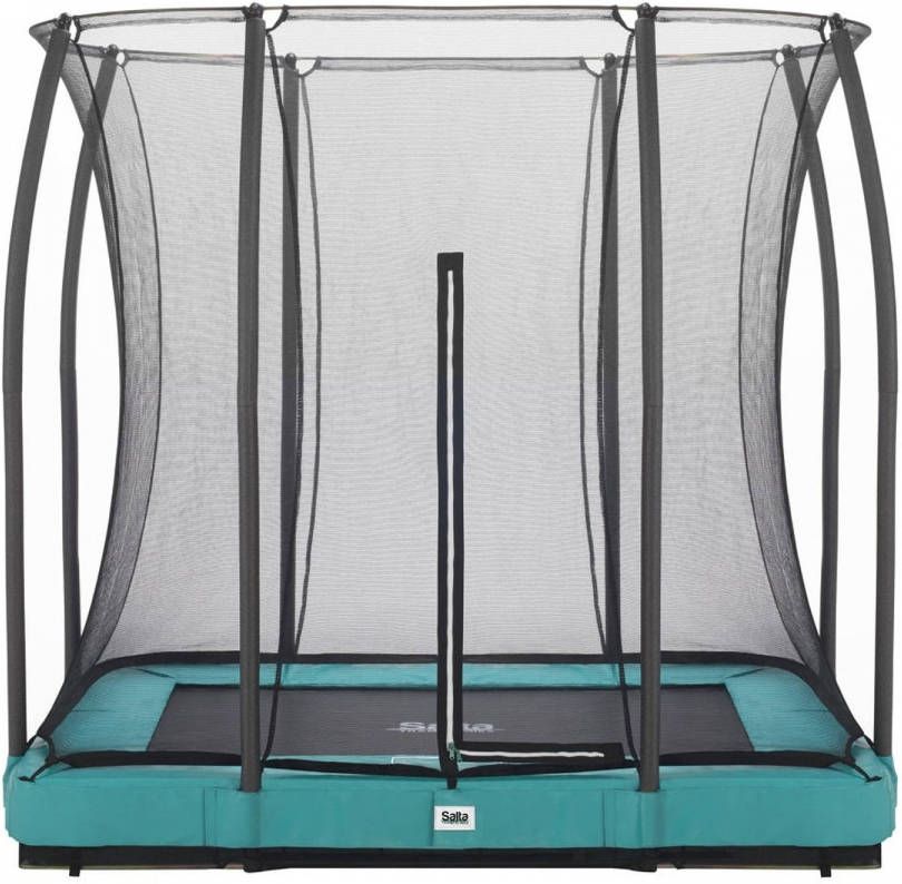Salta Comfort Edition Ground Trampoline met Veiligheidsnet 153 x 214 cm Groen