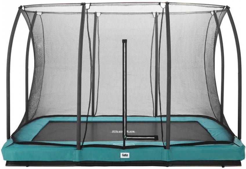 Salta Comfort Edition Ground Trampoline met Veiligheidsnet 305 x 214 cm Groen