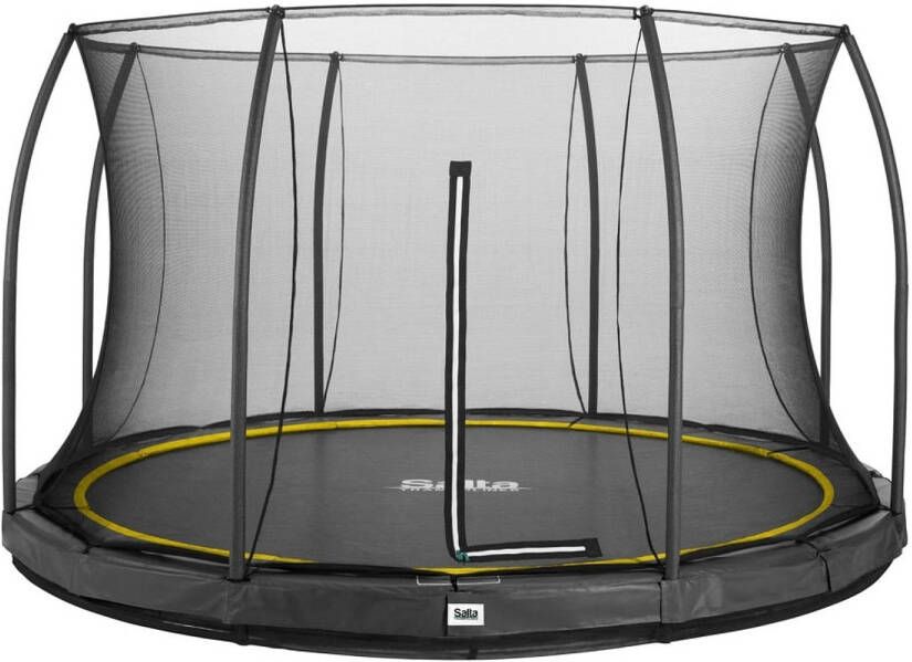 Salta Comfort Edition Ground Trampoline met Veiligheidsnet 366 cm Zwart