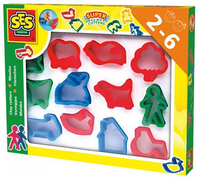 SES Creative Kleivormpjes, 12 stuks