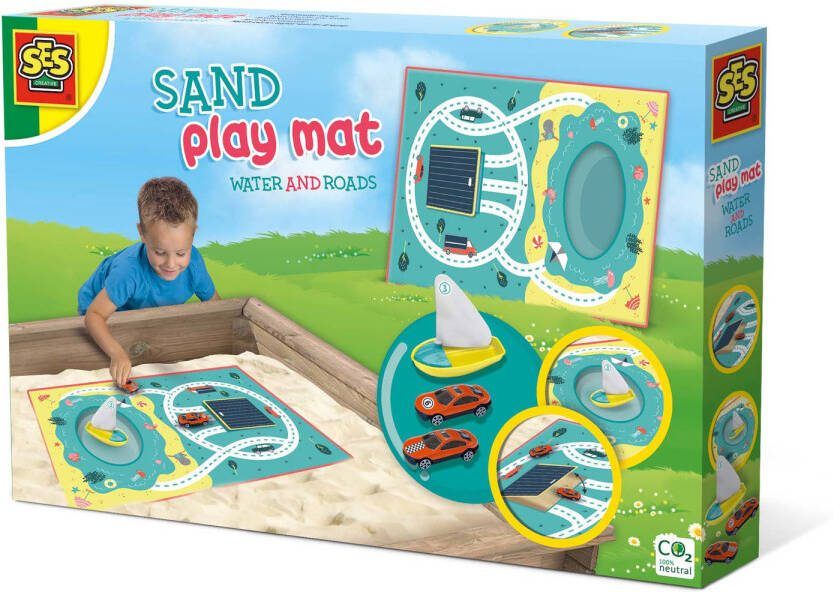 SES Creativ e®, speelmat Sand water en wegen
