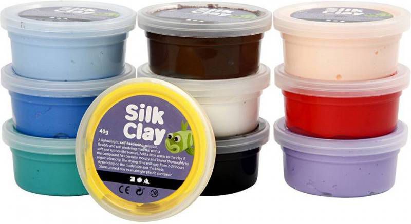 Silk Clay Basic I Kleiset 10 X 40 Gram 10 delig(79143 )