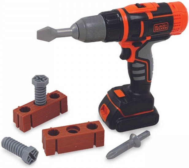 Smoby Black & Decker Mechanische Boormachine Speelgoed Gereedschap