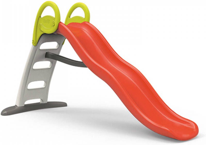 Smoby Gegolfde glijbaan Funny II met wateraansluiting, glijlengte 200 cm, voor kinderen vanaf 2 jaar
