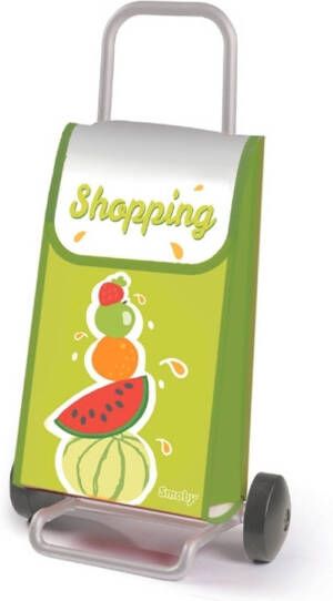 Smoby Speelgoed Boodschappentrolley Winkelwagen 14 X 29 X 52 Cm Groen