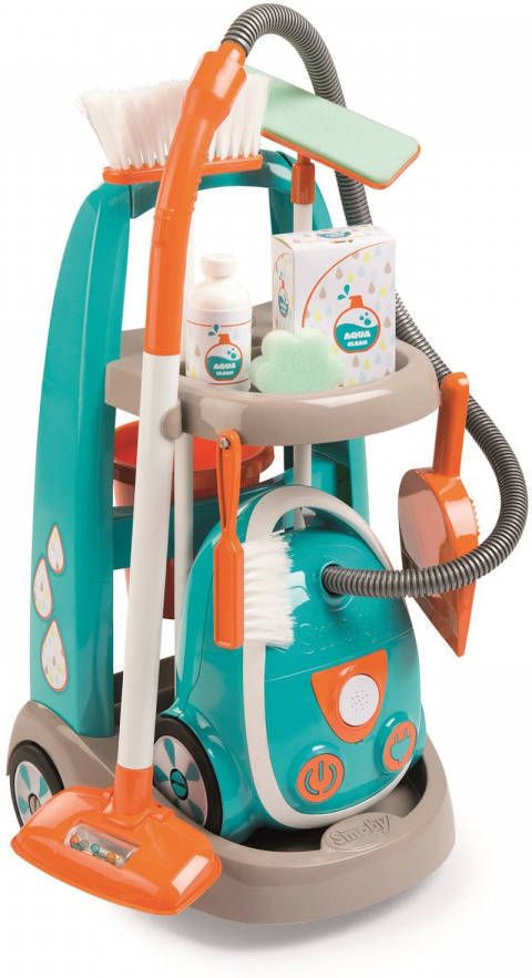 Smoby Speelgoedstofzuiger Schoonmaaktrolley