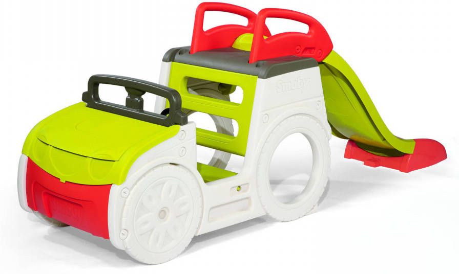 Smoby Speeltoestel Auto Junior 233 X 68 X 91 Cm Wit/groen