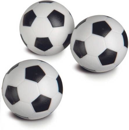 Smoby Voetbaltafel Balletjes 3 Stuks 34 Mm Zwart & Wit