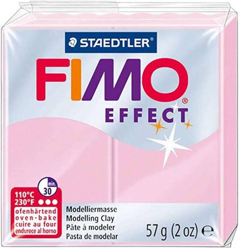 Staedtler Fimo Effect Modelleerklei 57 Gram Pastel Roze