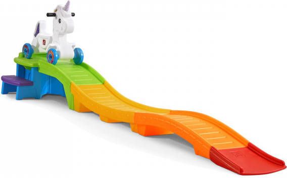 Step2 Up & Down Roller Coaster Unicorn Speelgoed Achtbaan Kinderachtbaan Met Eenhoorn Loopauto