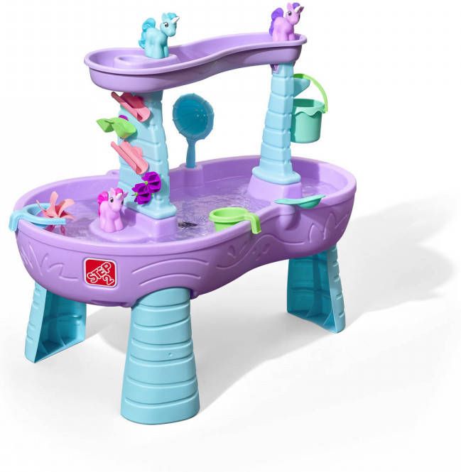 Step2 Rain Shower Splash Unicorns Watertafel Met Eenhoorns Met 13 delige Accessoireset Waterspeelgoed Voor Kind