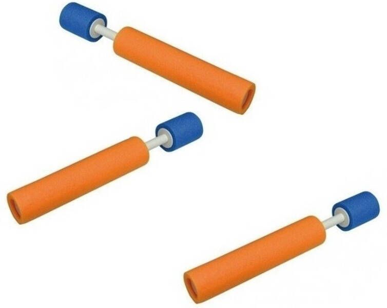 Summertime 3x Stuks Waterpistolen Van Foam 33 Cm Waterpistolen