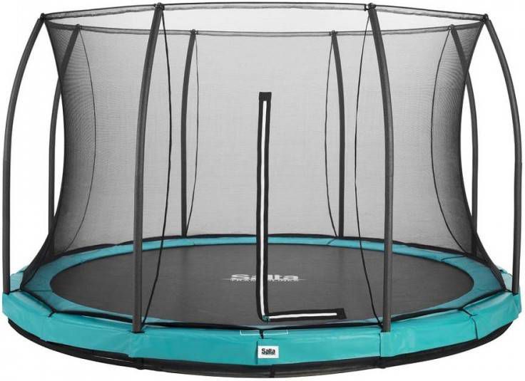 Salta Comfort Edition Ground Trampoline met Veiligheidsnet 396 cm Groen