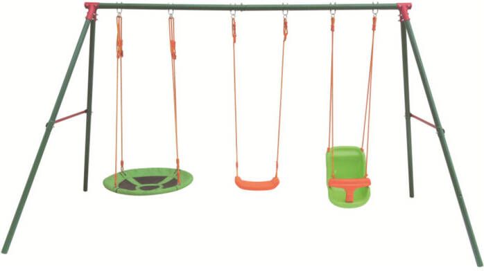 Vrijetijdsshop Vrijstaande Schommel Metaal Multi Set + Toebehoren