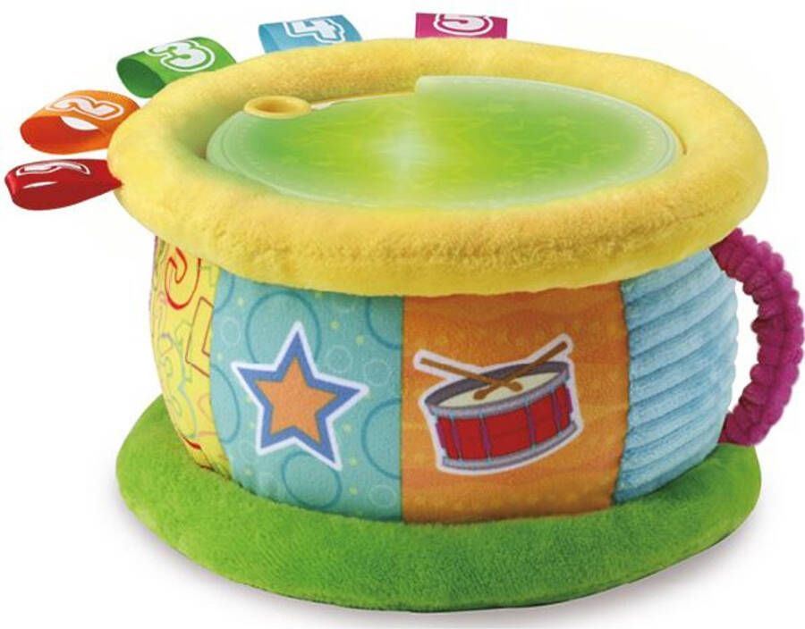 VTech Baby Pluche Lichtjestrommel 25 X 11 Cm Geel/groen