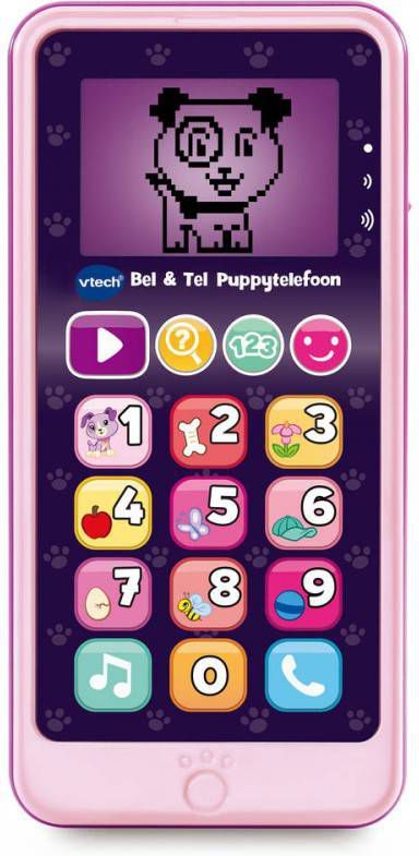 Vtech Bel & Tel Puppytelefoon roze