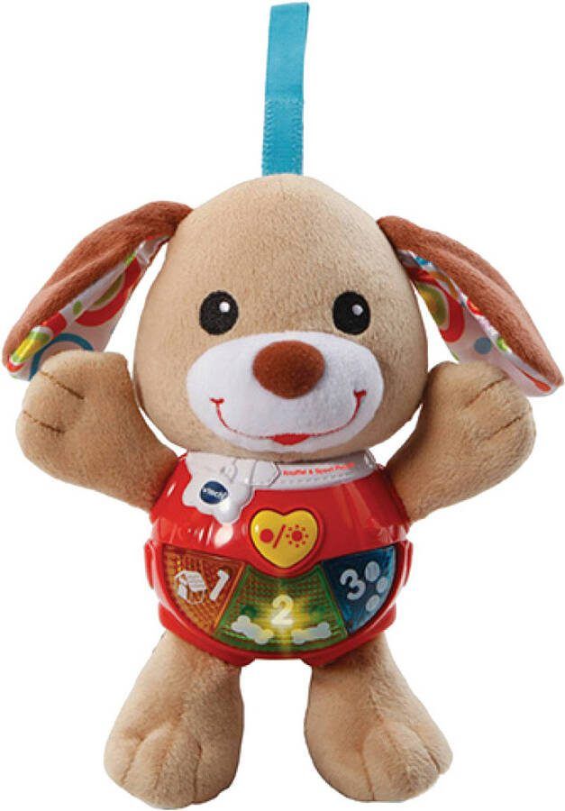 VTech Baby knuffel & speel puppy bruin