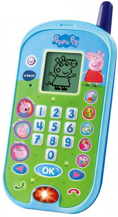 VTech Leertelefoon Peppa Pig Junior 4, 3 X 15 X 21, 6 Cm