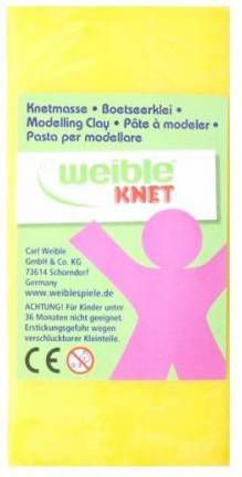 Weible Knet Fantasie Klei Blok Geel 250 Gram