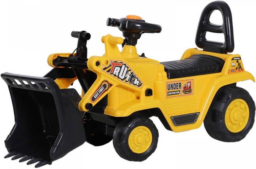 Zenzee 3 In 1 Loopwagen Loopauto Graafmachine Speelgoed 380 Cm X 26.5 Cm X 39 Cm