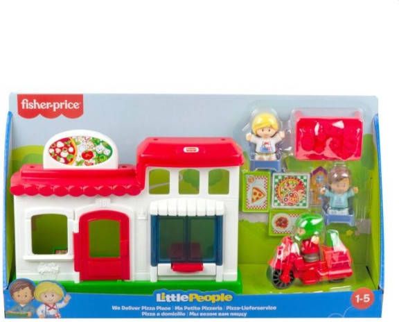 Fisher price Speelset Little People Pizzeria Junior 11 delig