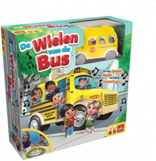 Goliath Spel De Wielen Van De Bus Junior Elektrisch 6 delig