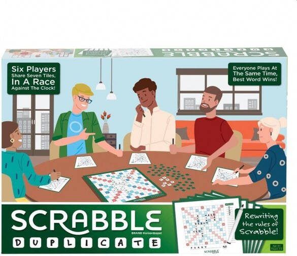 Mattel Matttel Spel Scrabble Duplicate Dutch