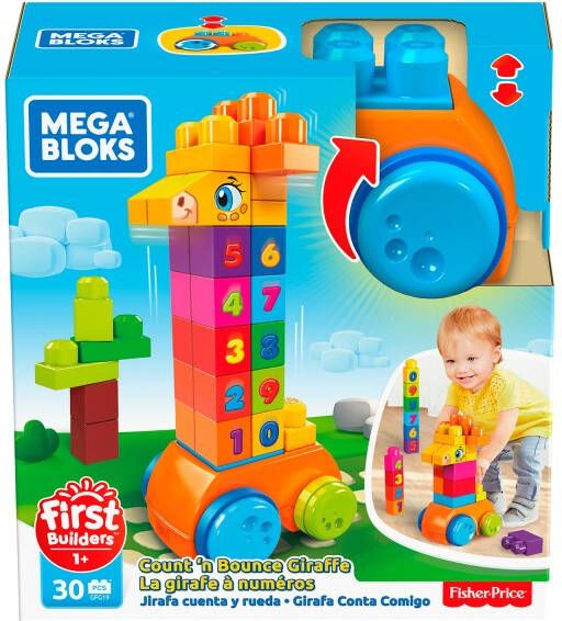 Fisher price Mega Bloks First Builders Giraffe 30 delig