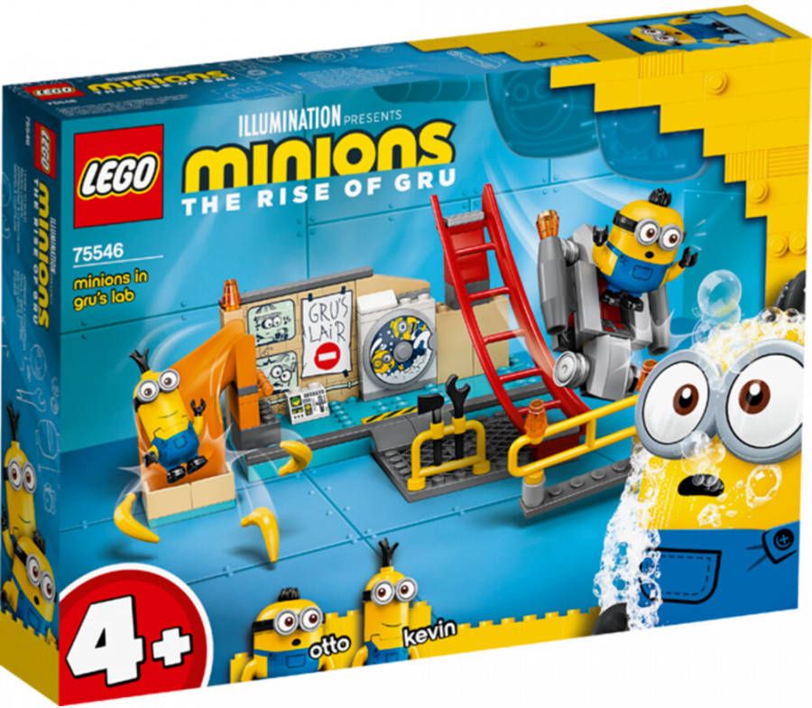 Lego 4+ Minions in Grus Lab Building Set(75546 )