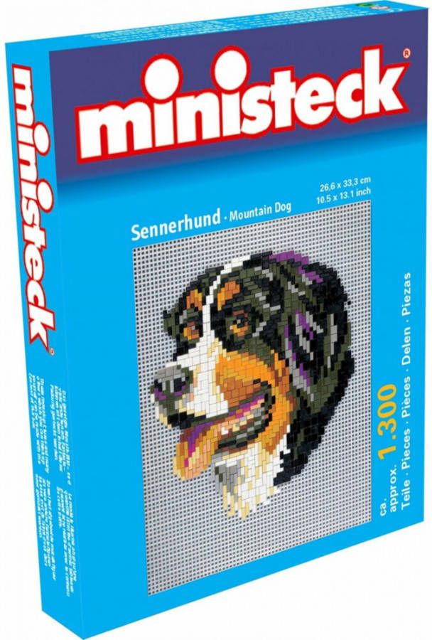 Ministeck Berner Sennenhond XL Doos 1100 stukjes