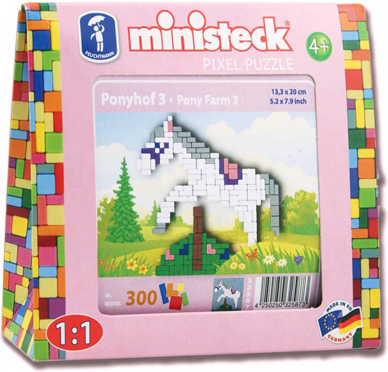 Ministeck Ponyboerderij 3 Kleine Doos 300 stukjes