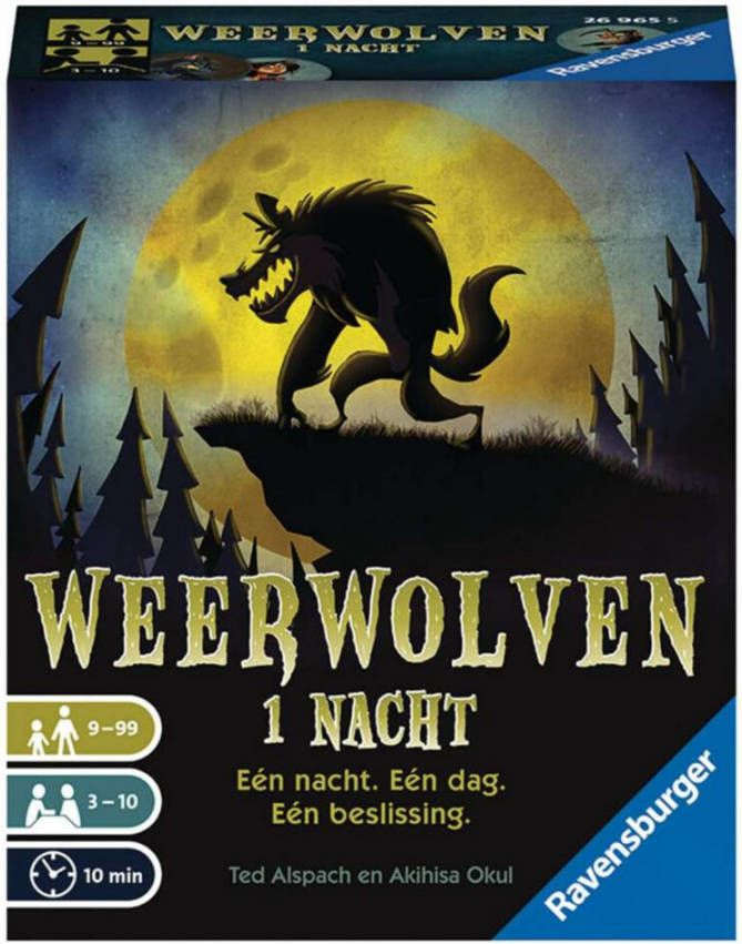 Ravensburger Gezelschapsspellen Weerwolven 1 Nacht