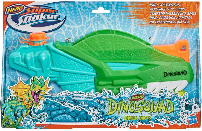 NERF Waterpistool Dinosquad Supersoaker Dino Drench Junior 43 Cm
