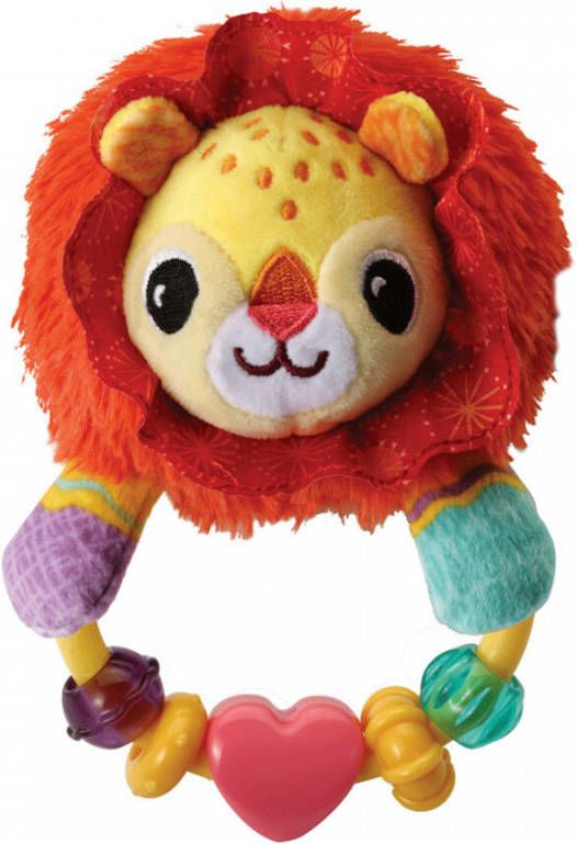 VTech Rammelaar Dierenvriendjes Leeuw 19, 1 Cm Pluche Rood