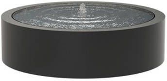 Adezz Watertafel met fontein rond van aluminium 145 x 40 cm