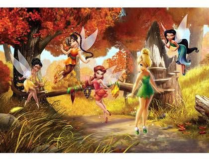 Disney fotobehang feeën geel en oranje 600355 360 x 254 cm